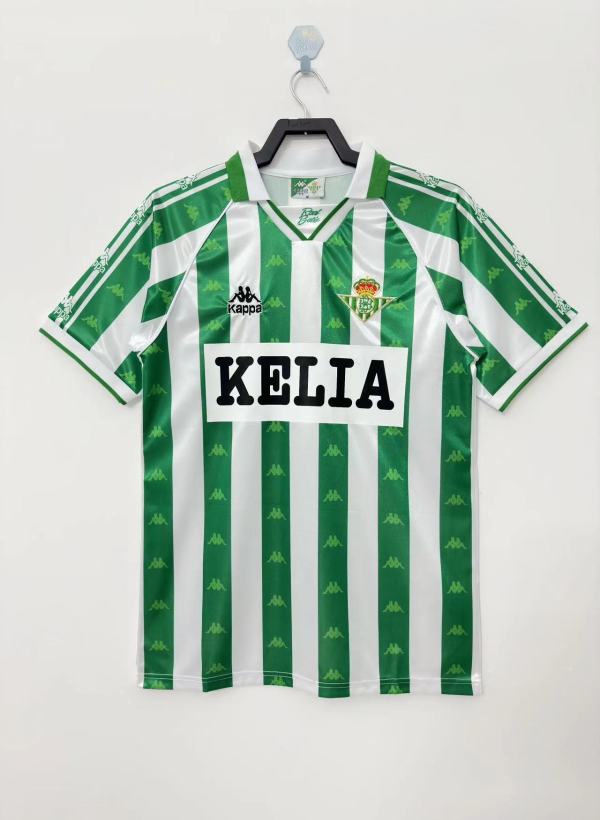 Retro Real Betis Home   1:1 Quality Soccer Jersey  1995-1997