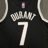 Brooklyn Nets Black #7 DURANT 1:1 Quality NBA  Season Jerseys 75 Year