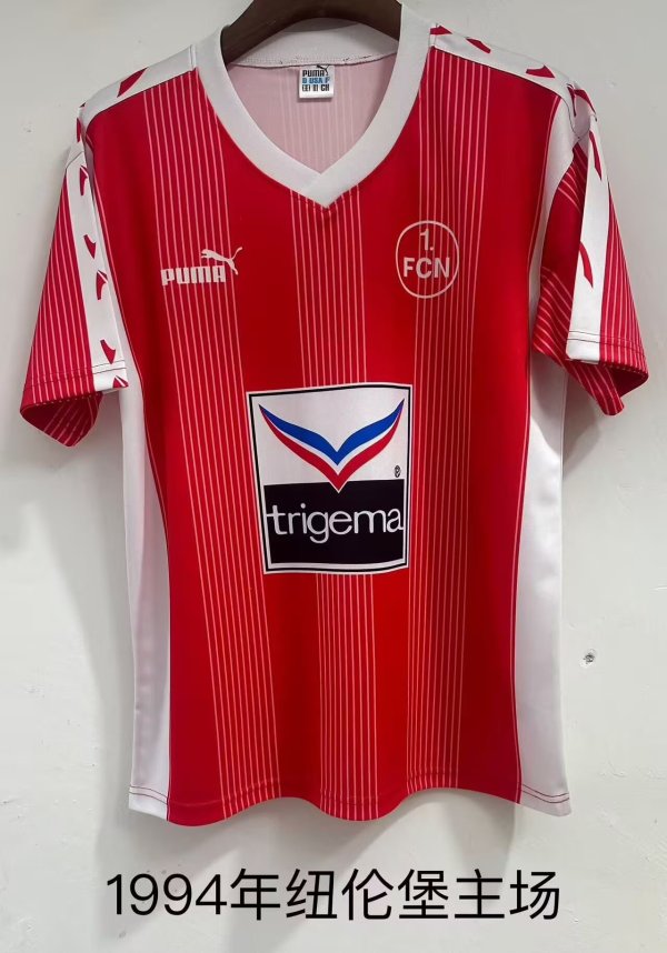 Retro FC Nurnberg Home Fans 1:1 Quality Soccer Jersey  1994