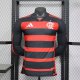 Flamenco home Long sleeves player  1:1 Quality Soccer Jersey   24-25