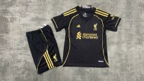 Liverpool Away Kids 1:1 Quality Soccer Jersey   25-26