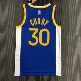 Golden State Warriors Blue V-Neck  #30 CURRY 1:1 Quality NBA Season Jerseys  75 Year