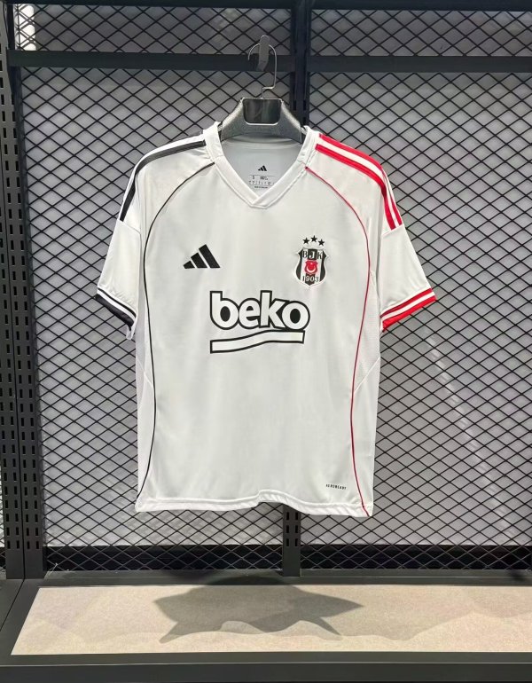 Beşiktaş  Away White Fans 1:1 Quality Soccer Jersey  25-26
