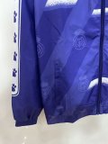 Real Madrid Retro  Blue  Windbreaker  1:1 Quality Soccer Jersey  25-26