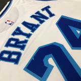 Los Angeles Lakers Kobe #24BRYANT  White Retro  Latin NBA Jersey