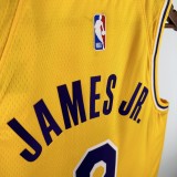 Los Angeles Lakers Yellow #9 JAMES JR. 1:1 Quality NBA Season Jerseys 2023