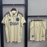 Ajax Third Away Fans  With Pants Sets  1:1 Quality Soccer Jersey  25-26