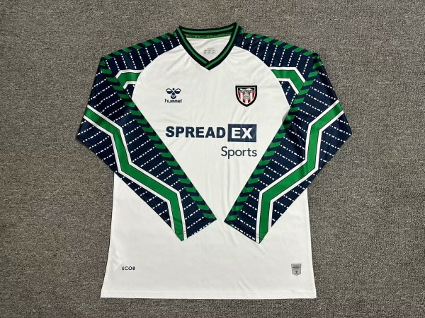 Sunderland away Long sleeves fans 1:1 Quality Soccer Jersey  24-25
