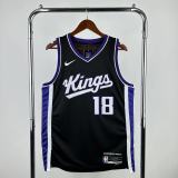 Sacramento Kings Black #18 WESTBROOK 1:1 Quality NBA  Season Jerseys 2024