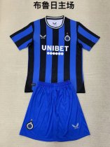 Club Brugge home  kids  1:1 Quality Soccer Jersey   24-25