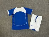 Retro  Brazil away Kids   1:1 Quality Soccer Jersey  2004