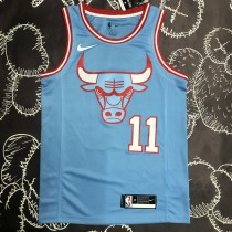 Chicago Bulls Blue #11 DEROZAN  1:1 Quality NBA  Season Jerseys