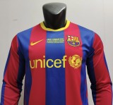Retro Barcelona champion  Home long  1:1 Quality Soccer Jersey   2010-2011