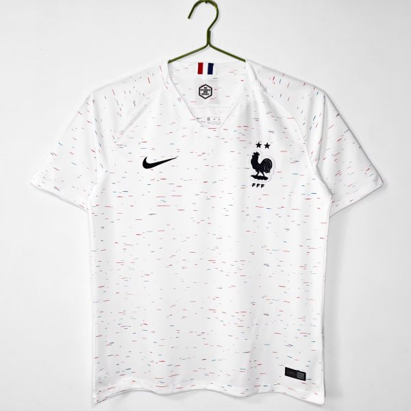Retro France Away Fans 1:1 Quality Soccer Jersey  2018