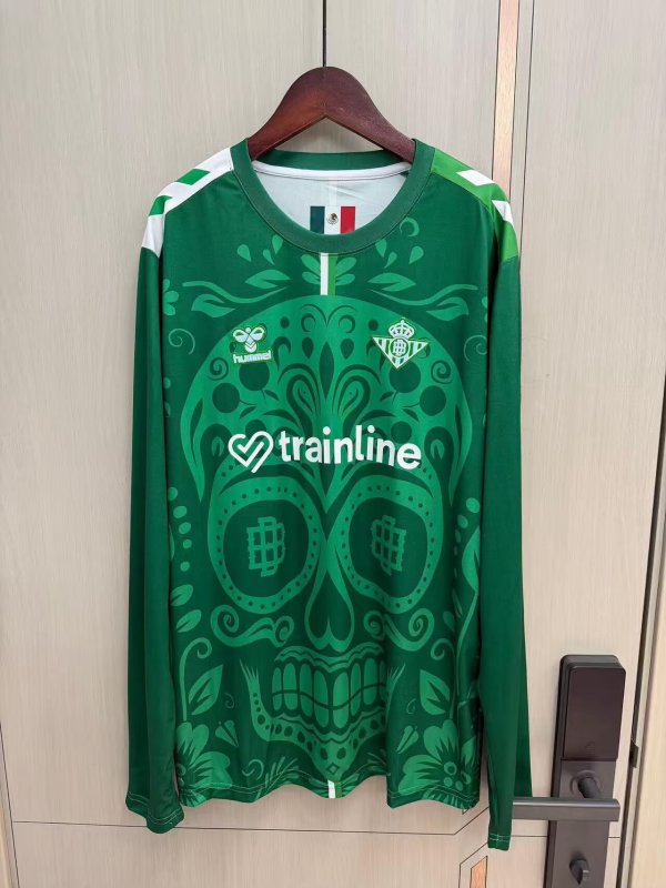 Real Betis Long  undead Day Special Edition Fans 1:1 Quality Soccer Jersey   25-26