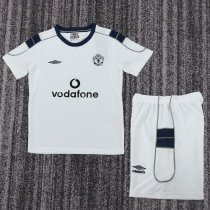 Retro Manchester United Away Kids 2000-2001  1:1 Quality Soccer Jersey