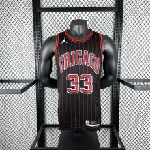 Chicago Bulls JORDAN Black  #33  PIPPEN 1:1 Quality NBA Jerseys  2026