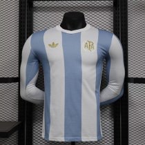 Argentina 50th anniversary Long sleeves player  1:1 Quality Soccer Jersey   24-25