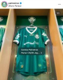 Palmeiras home fans 1:1 Quality Soccer Jersey    25-26