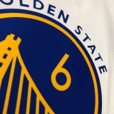Golden State Warriors White V-Neck #6 YOUNG 1:1 Quality NBA Season Jerseys  75 Year