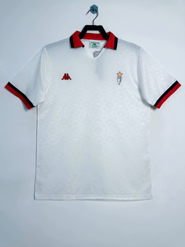 Retro Ac AWAY   1:1 Quality Soccer Jersey 1989-1990