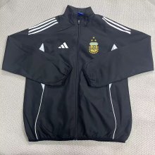 Argentina Windbreaker  Black 1:1 Quality Soccer Jersey  25-26