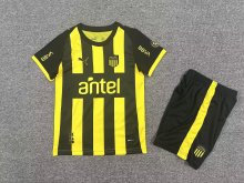 Penarol  Home  Kids  1:1 Quality Soccer Jersey   26-27