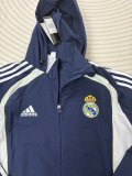 Real Madrid Windbreaker Sets With pants White 1:1 Quality Soccer Jersey  2010-2011