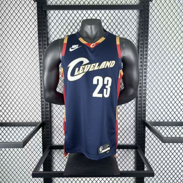 Retro  Cleveland Cavaliers  Blue  #23 JAMES 1:1 Quality NBA  Season Jerseys 2026