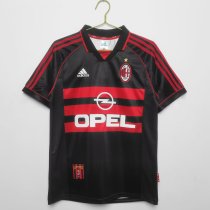 Retro AC Milan third away fans  1:1 Quality Soccer Jersey  1998-1999
