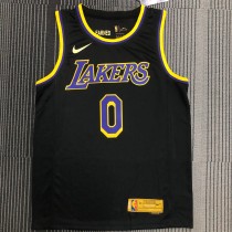 Retro Los Angeles Lakers Black #0 WESTBROOK  1:1 Quality NBA Season Jerseys 2021