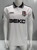 Retro Beşiktaş  Home White Fans 1:1 Quality Soccer Jersey  1996-1997