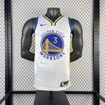 Golden State Warriors  V-neck White #3 POOLE 1:1 Quality NBA Season Jerseys 2023