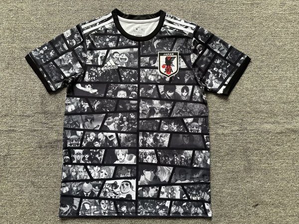 Japan Special Edition grey Anime  Fans 1:1 Quality Soccer Jersey  25-26