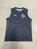 Santos vest black fans 1:1 Quality Soccer Jersey   24-25