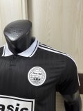 AD oasis Adidas Clover #25  T-shirt  Black Player 1:1 Quality Soccer Jersey  25-26