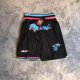 NBA Embroidery Hot Black Gaston shorts 1:1 Quality Soccer Jersey