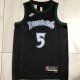 Minnesota Timberwolves  Embroidery Black Retro  #5 EDWARDS NBA Jerseys  2026