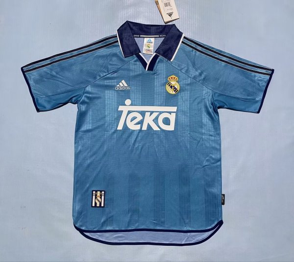 Retro Real Madrid Home 1:1 Quality Soccer Jersey 1999-2000