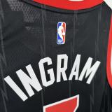 Toronto Raptors Black  #3 INGRAM 1:1 Quality NBA  Season Jerseys 2023