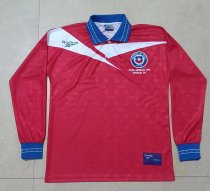 Retro Chile Home long   Fans 1:1 Quality Soccer Jersey  1998