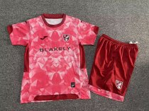 Norwich Third Away Fans Kids  1:1 Quality Soccer Jersey  25-26