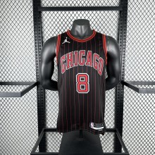 Chicago Bulls JORDAN Black  #8 LAVINE 1:1 Quality NBA Jerseys  2026