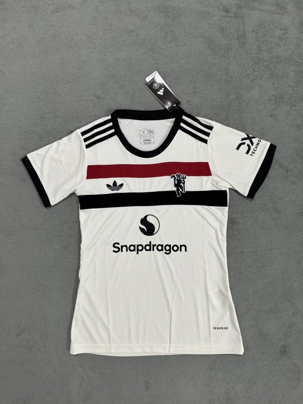 Manchester United third away women 1:1 Quality Soccer Jersey    24-25