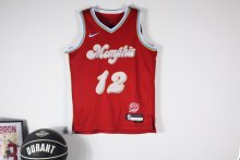Memphis Grizzlies City Edition Red #12  MORANT 1:1 Quality NBA Jerseys 25-26