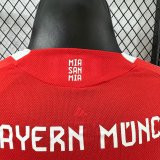 Bayern Munich Home  Long sleeves Player 1:1  Quality Soccer Jersey  25-26