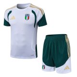 italy Training White With Pants Sets Player 1:1 Quality Soccer Jersey  26-27（2026）