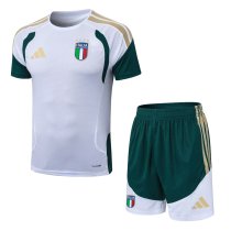 italy Training White With Pants Sets Player 1:1 Quality Soccer Jersey  26-27（2026）