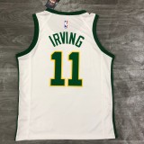 Retro Boston Celtics White #11 IRVING   1:1 Quality NBA Jerseys  2019