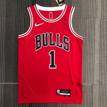 Chicago Bulls Red #1 ROSE 1:1 Quality NBA  Season Jerseys  75 Year